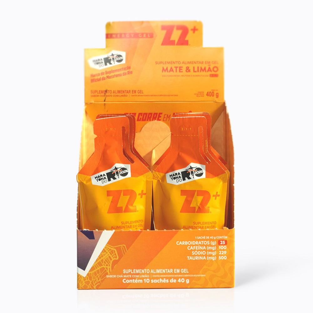 Energy Gel Z2 Maratona do Rio Mate & Limão | Box 10un – Z2 Performance